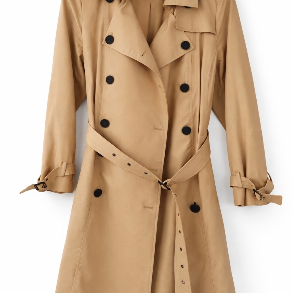 Universal Standard Classic Beige Trench Coat